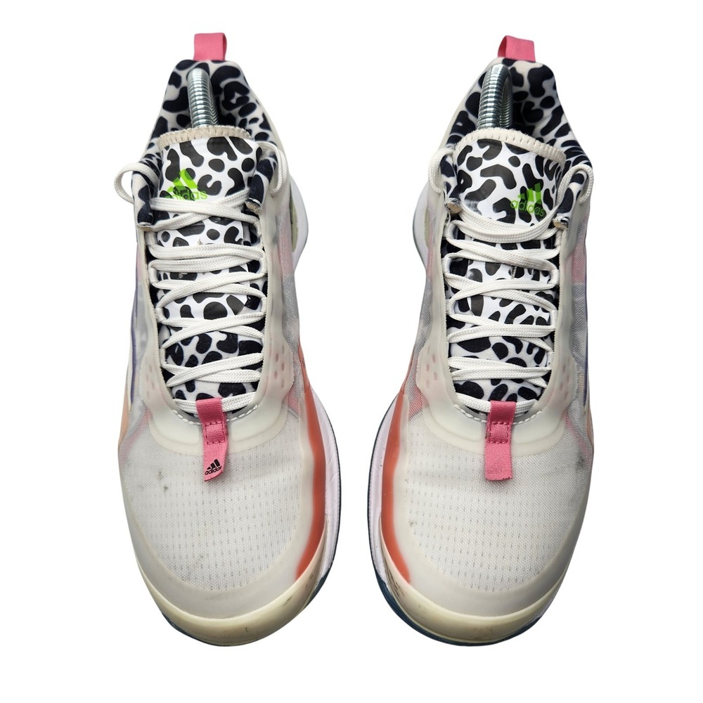 Adidas Avacourt‎ Safari GZ3750 Women's Size 8 Tennis Shoes Zebra Print Adi Tuff